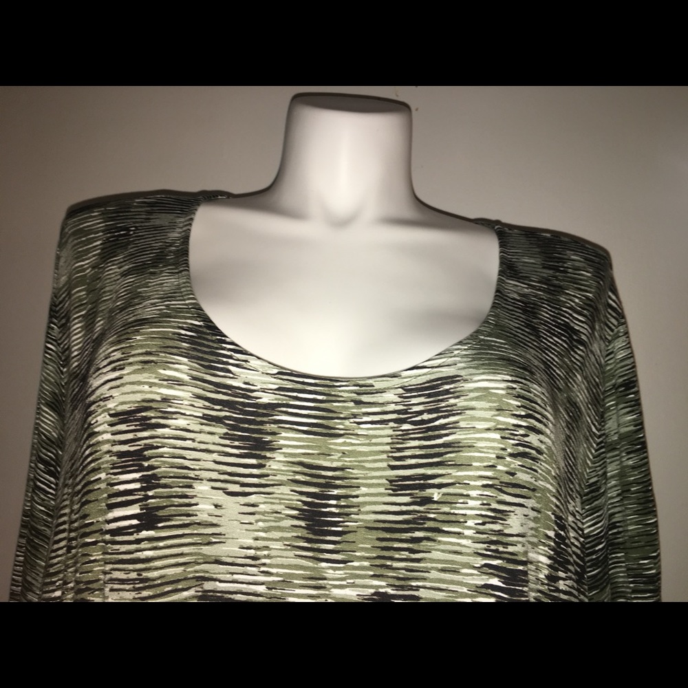 Catherine's Curvy Collection Green Striped Dress - Picture 5 of 6
